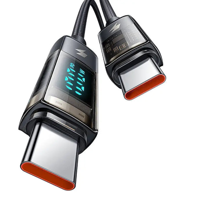 Mcdodo CA-3610 USB-C to USB-C cable auto power off PD 100W 1.2m (black) - USB-C to USB-C<<<USB cables<<<GSM