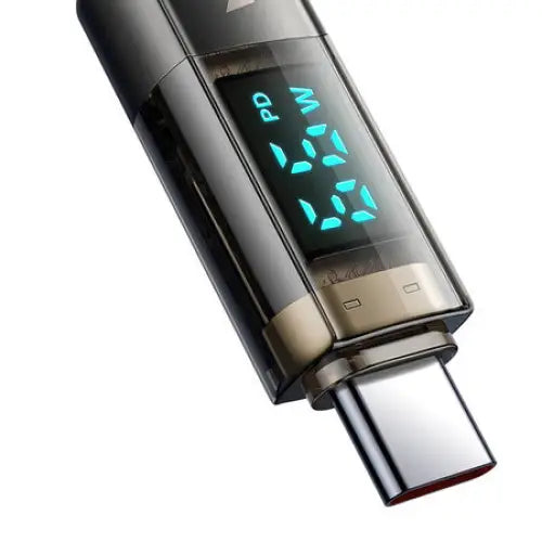 Mcdodo CA-3610 USB-C to USB-C cable auto power off PD 100W 1.2m (black) - USB-C to USB-C<<<USB cables<<<GSM