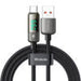 Mcdodo CA-3630 USB-A to USB-C cable auto power off PD 100W 1.2m (black) - USB to USB-C<<<USB cables<<<GSM