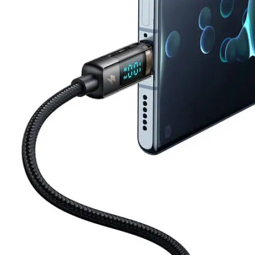 Mcdodo CA-3630 USB-A to USB-C cable auto power off PD 100W 1.2m (black) - USB to USB-C<<<USB cables<<<GSM