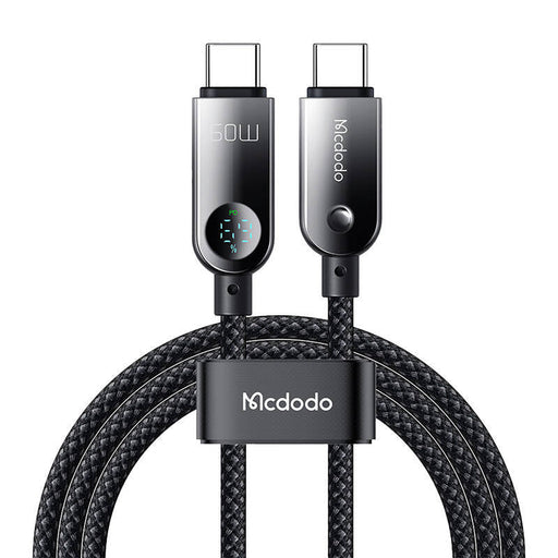 Mcdodo CA-4780 USB-C to USB-C 60W data cable 1.2m (black) - USB-C to USB-C<<<USB cables<<<GSM Accessories<<<InnproXML