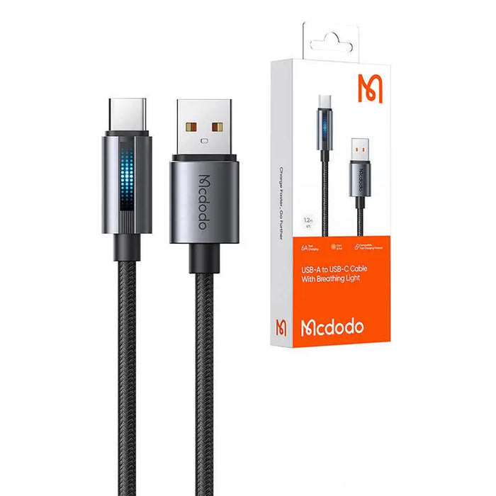 Mcdodo CA-5180 USB-A to USB-C cable 1.2m (black) - USB to USB-C<<<USB cables<<<GSM Accessories<<<InnproXML