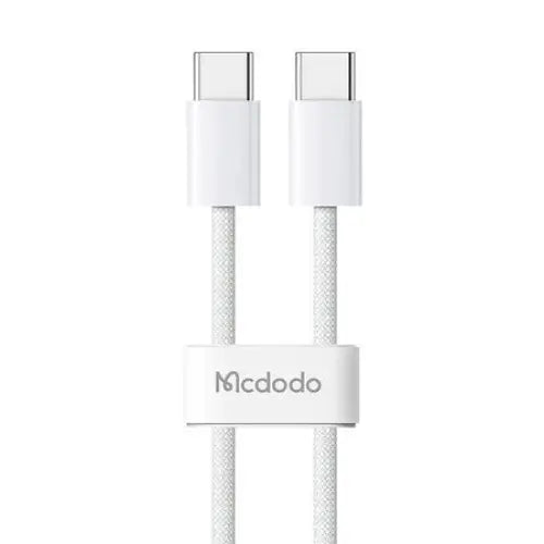 Mcdodo CA-5690 USB-C to USB-C cable 60W 1m (white) - USB-C to USB-C<<<USB cables<<<GSM Accessories<<<InnproXML