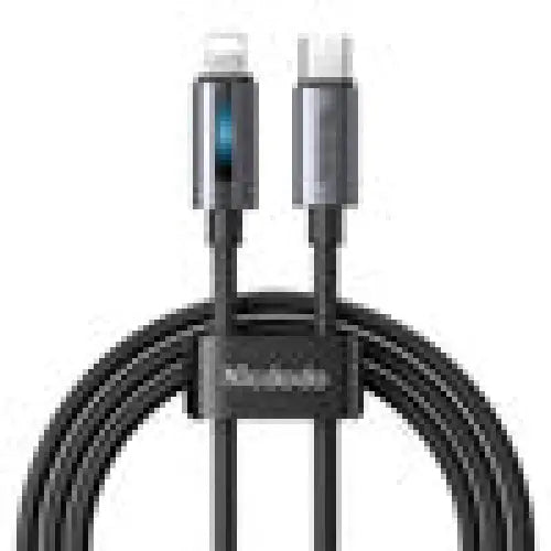 Mcdodo CA-5710 USB-C to Lightning cable with 36W flashing light 1.2m (black) - USB-C to Lightning<<<USB cables<<<GSM