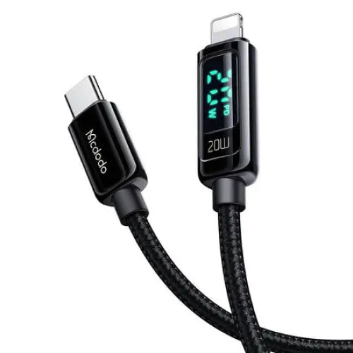 Mcdodo CA-8810 USB-C to Lightning cable 36W 1.2m (black) - USB to Lightning<<<USB cables<<<GSM Accessories<<<InnproXML
