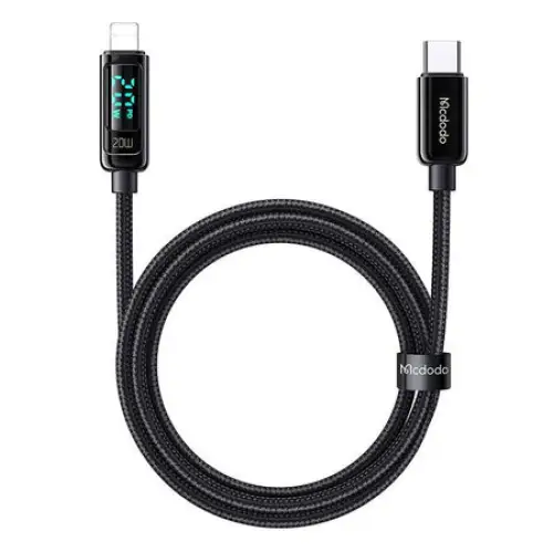 Mcdodo CA-8810 USB-C to Lightning cable 36W 1.2m (black) - USB to Lightning<<<USB cables<<<GSM Accessories<<<InnproXML