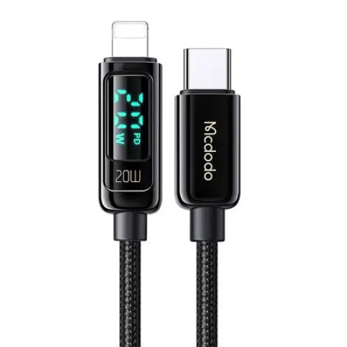 Mcdodo CA-8810 USB-C to Lightning cable 36W 1.2m (black) - USB to Lightning<<<USB cables<<<GSM Accessories<<<InnproXML