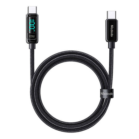 Mcdodo CA-8820 100W USB-C to USB-C cable 1.2m (black) - USB-C to USB-C<<<USB cables<<<GSM Accessories<<<InnproXML