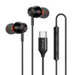 Mcdodo HP-3490 in-ear wired headphones USB-C (black) - Wired<<<Headphones<<<Audio<<<InnproXML