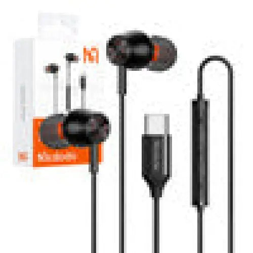 Mcdodo HP-3490 in-ear wired headphones USB-C (black) - Wired<<<Headphones<<<Audio<<<InnproXML