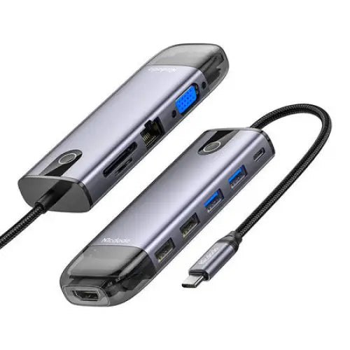 Mcdodo HU-7740 6w1 USB-C Hub (USB-C HDMI USB3.0*2 SD TF) - Hubs<<<IT Accessories<<<InnproXML