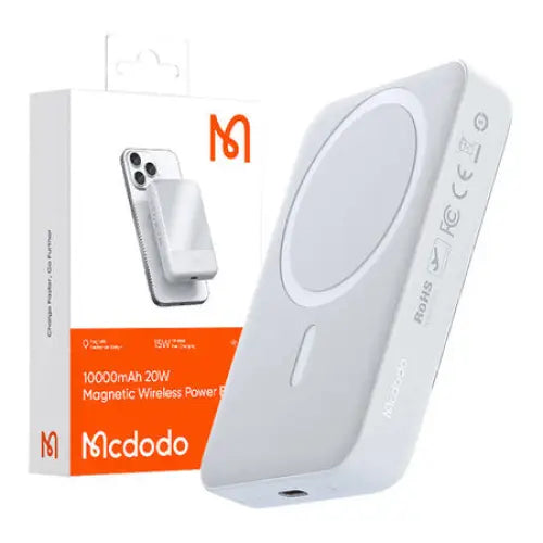 Mcdodo MC-4260 Magnetic Power Bank 10000mAh 20W (white) - Powerbanks<<<GSM Accessories<<<InnproXML