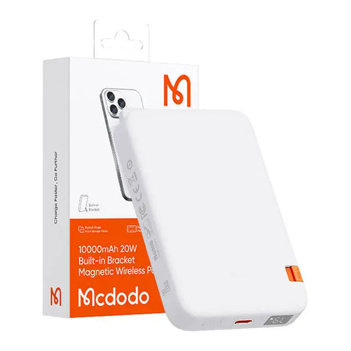 Mcdodo MC-5100 Magnetic Power Bank with Stand 10000mAh 20W (white) - Powerbanks<<<GSM Accessories<<<InnproXML