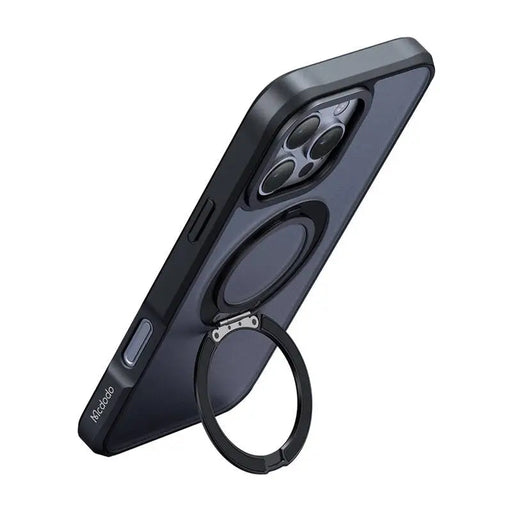 McDodo PC-4933 MagSafe case for iPhone 16 Pro Max with stand (black) - Protective cases for smartphones<<<Cases<<<GSM