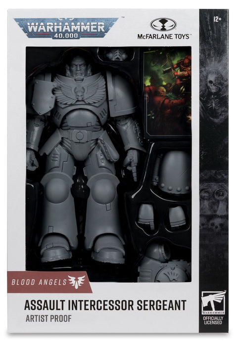 Warhammer 40,000 Assault Intercessor Sergeant (Blood Angel) Artist Proof 7in Figure McFarlane