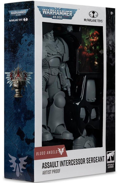 Warhammer 40,000 Assault Intercessor Sergeant (Blood Angel) Artist Proof 7in Figure McFarlane