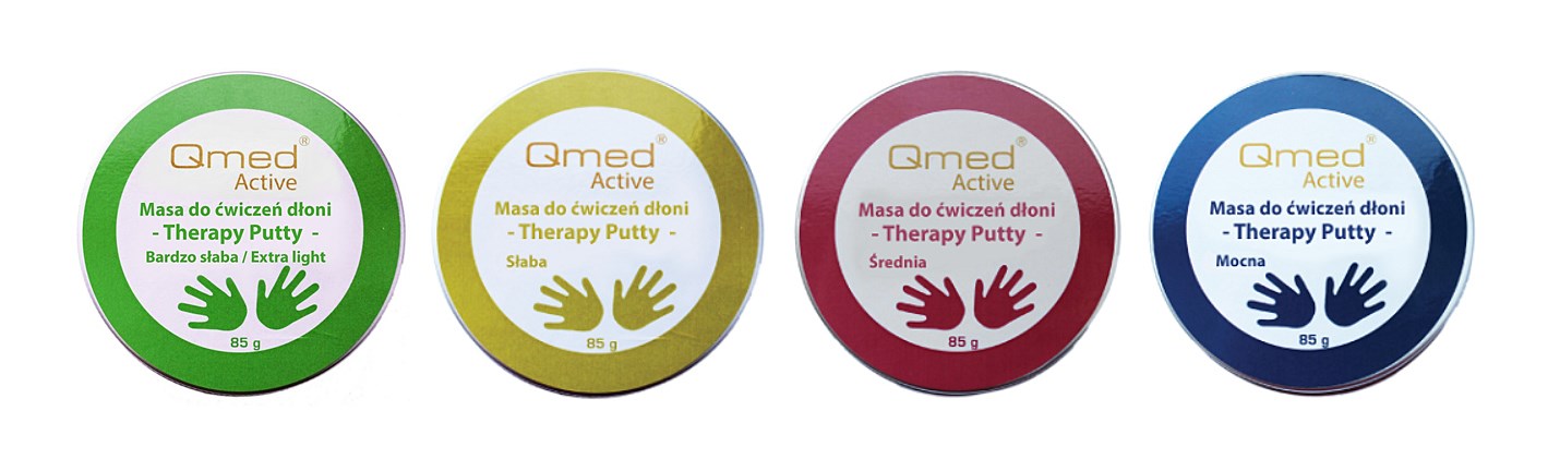 Plastic mass for hand rehabilitation YELLOW