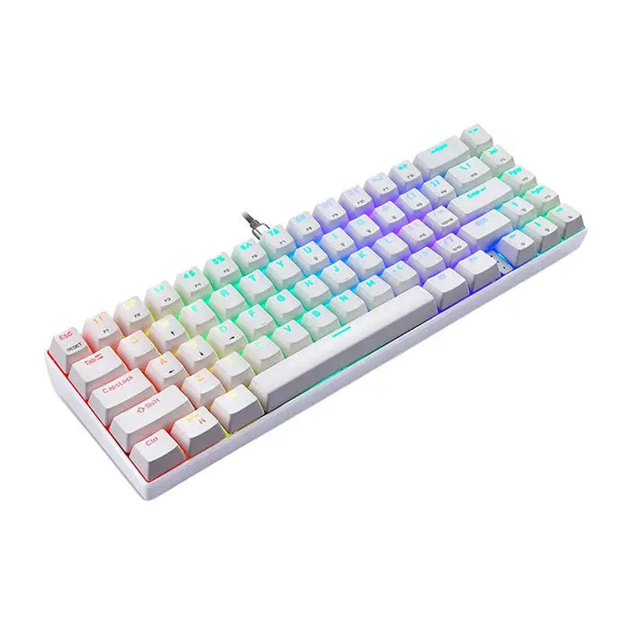 Mechanical gaming keyboard Motospeed CK67 RGB (white) - Wired<<<Keyboards<<<Gaming<<<InnproXML