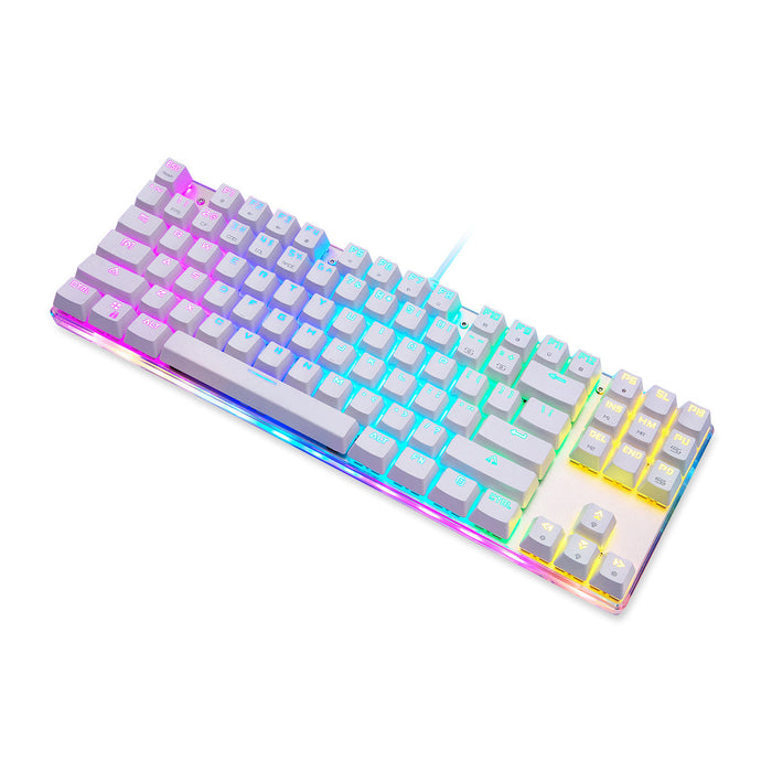 Mechanical gaming keyboard Motospeed K87S RGB (white) - Wired<<<Keyboards<<<Gaming<<<InnproXML