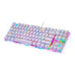 Mechanical gaming keyboard Motospeed K87S RGB (white) - Wired<<<Keyboards<<<Gaming<<<InnproXML