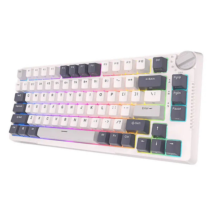 Mechanical keyboard Royal Kludge RKH81 RGB Sky cyan switch (white) - Wired<<<Keyboards<<<Gaming<<<InnproXML