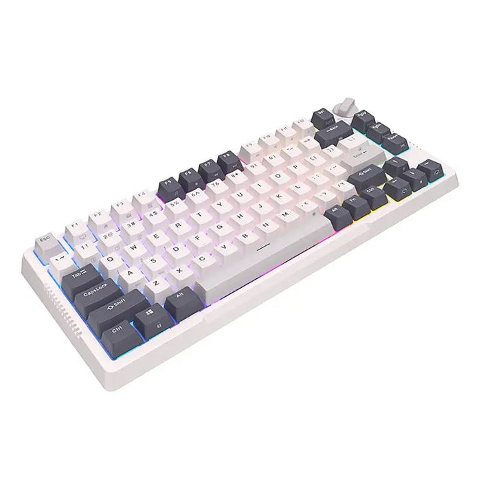Mechanical keyboard Royal Kludge RKH81 RGB Sky cyan switch (white) - Wired<<<Keyboards<<<Gaming<<<InnproXML
