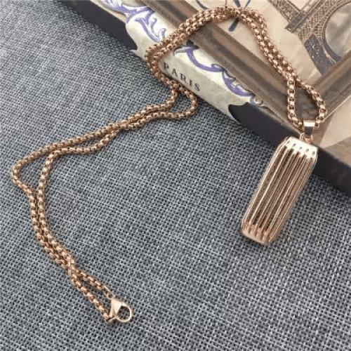 Copper necklace with holder Fitbit / Fitbit Flex 2