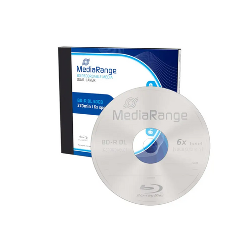 MediaRange BD-R Double Layer 50Gb 6X - Box - CD/DVD<<<Оптични носители<<<MediaTrade