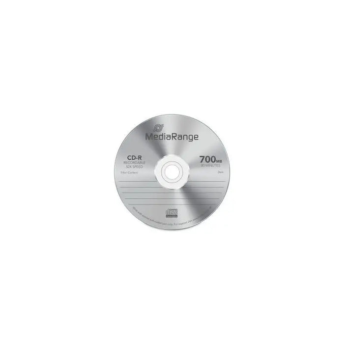 MediaRange CD-R 700MB I 80 min 52x speed 50 cellophane - CD/DVD<<<Оптични носители<<<MediaTrade
