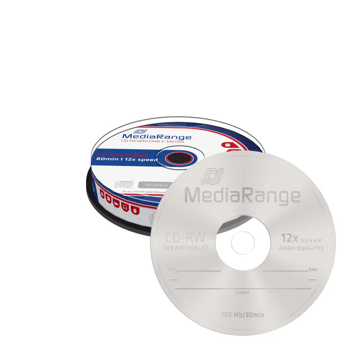 MediaRange CD-RW 700Mb. 25 pieces per spindle - CD/DVD<<<Оптични носители<<<MediaTrade