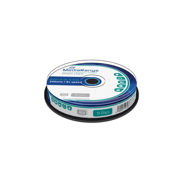 MediaRange DVD + R DL 10 pieces in a spindle - CD/DVD<<<Оптични носители<<<MediaTrade