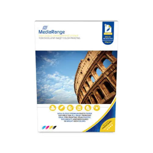 MediaRange Photo paper 210 x 297mm 100 pcs. - Тонери и хартия<<<Аксесоари<<<MediaTrade