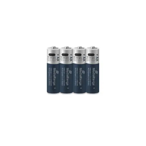 MediaRange Rechargeable USB-C Li-ion batteries Mignon AA I 1.5 VI 1,400 mAh 4 pieces - Други