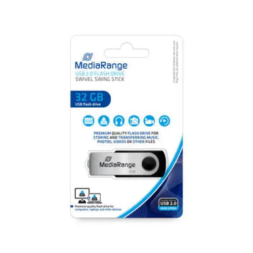 MediaRange USB 2.0 Flash Drive 32GB - USB флаш памети<<<Памети<<<MediaTrade