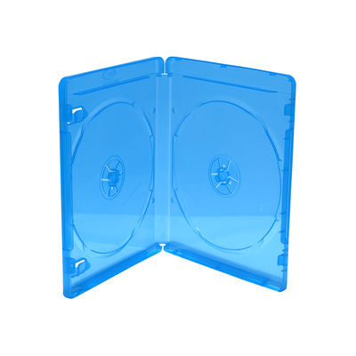 MediaRange BD Box for 2 discs, 11mm, blue