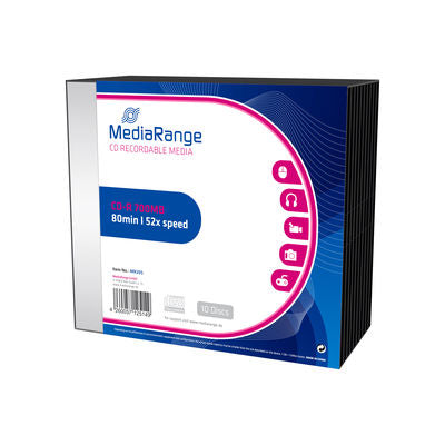 MediaRange CD-R 700MB Slimcase 10 pieces