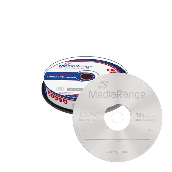 MediaRange CD-RW 700Mb. 25 pieces per spindle