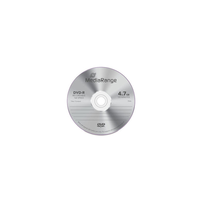 MediaRange DVD-R 4.7GB 16x - 25 pcs. in cellophane