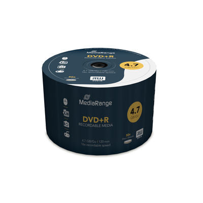 MediaRange DVD+R 4.7GB I 120 min, 16x, 50 pieces in cellophane