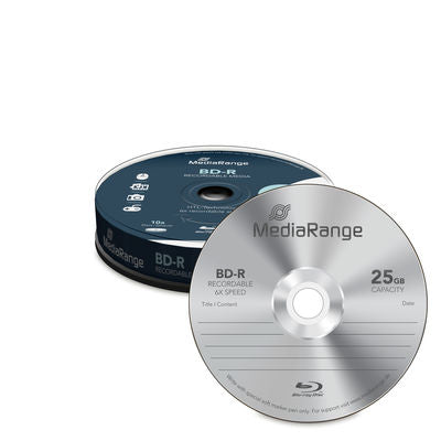 MediaRange BD-R 25GB, 6x, 10 pcs. in a spindle