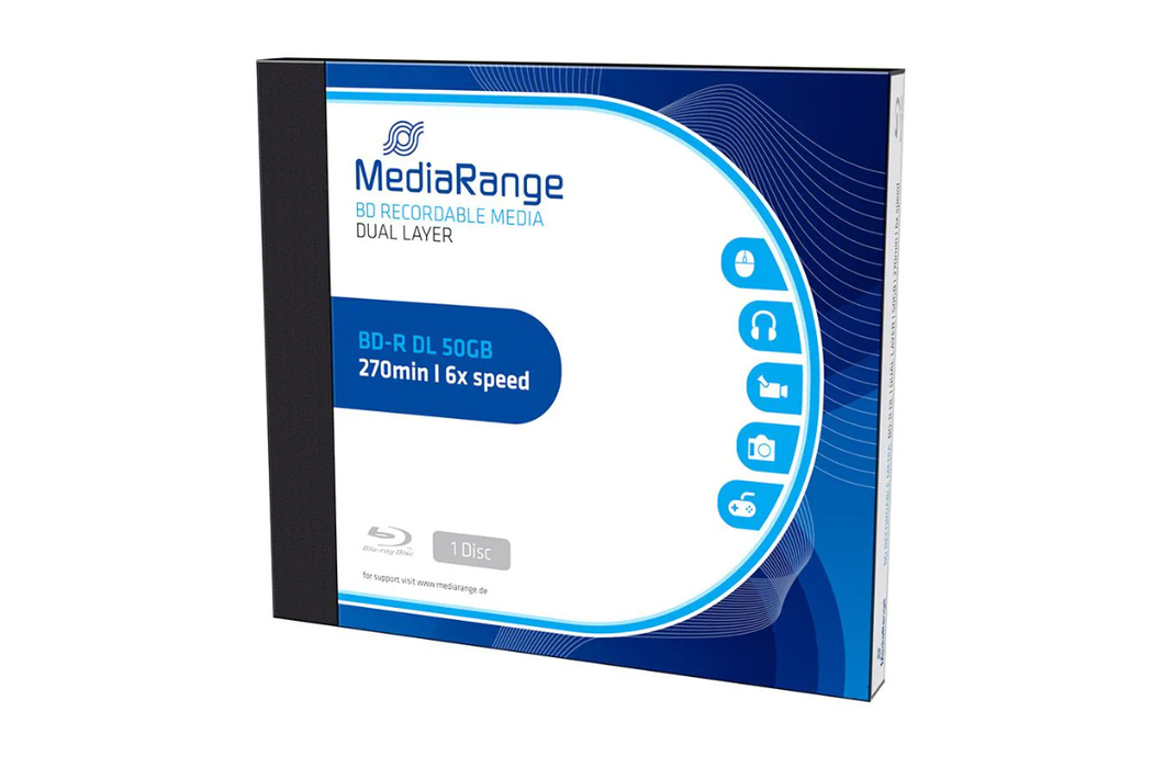 MediaRange BD-R Double Layer 50Gb 6X - Box