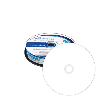 MediaRange BD-R Dual Layer 50GB 6x speed, printable, 10 pieces per spindle