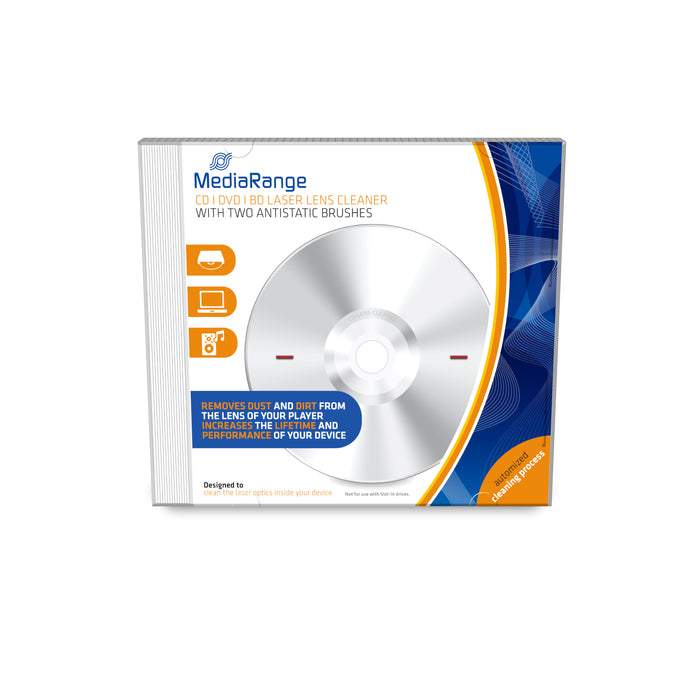 MediaRange CD cleaner with anti-static brush for CD/DVD player