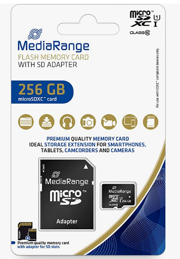 MediaRange microSDHC Card 256GB
