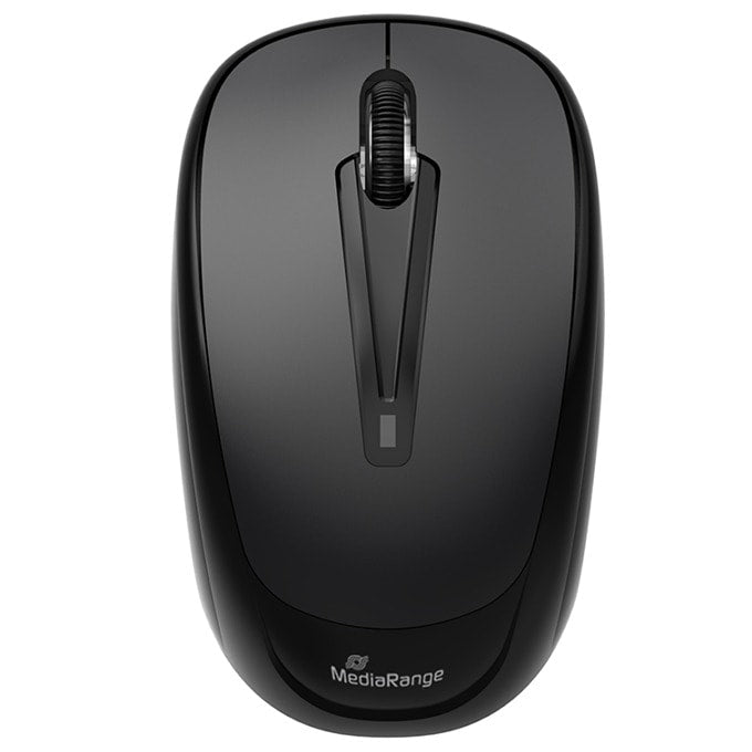 MediaRange Wireless optical mouse with 3 buttons, black