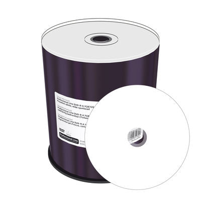 DVD-R 4.7GB|120min 16x speed, inkjet fullsurface printable, 100pcs. in spindle