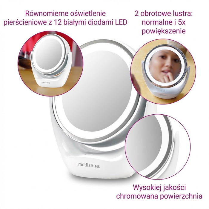 Medisana 2-in-1 cosmetic mirror CM 835