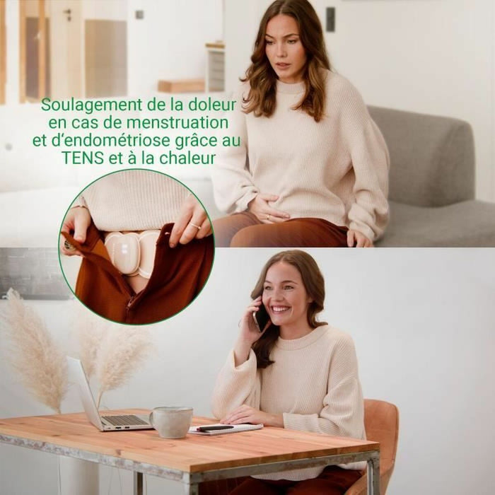 Rechargeable Relaxing Menstrual Massager Medisana TT 250 Beige