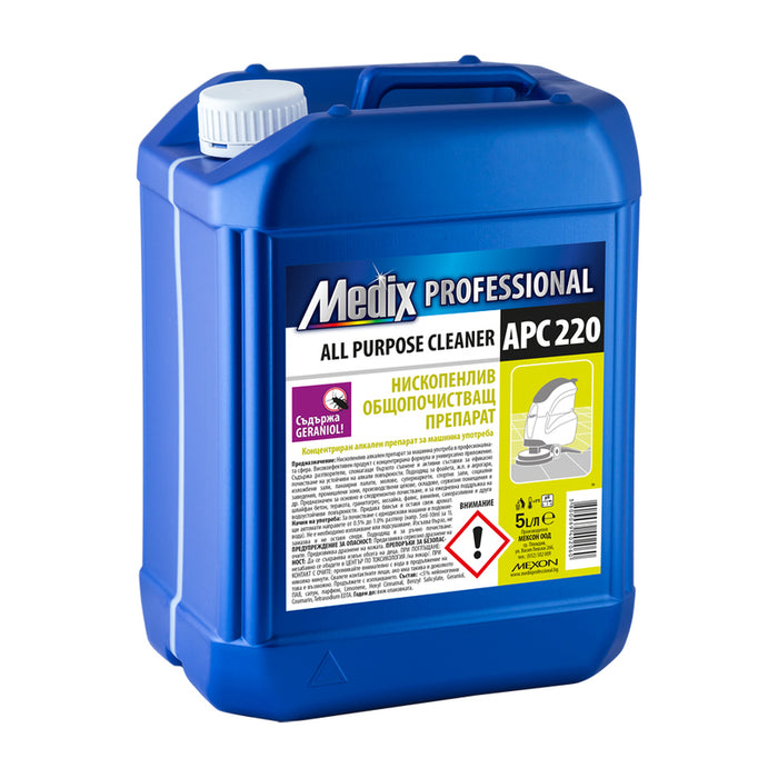 LOW-FOAMING GENERAL CLEANER 5 L MEDIX PROFESSIONAL