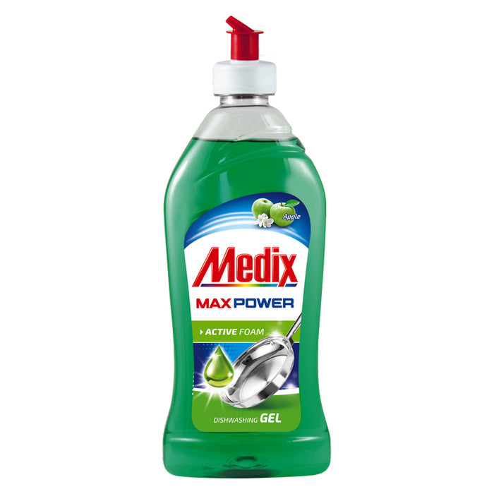 DISH CLEANER 450 ML MAX POWER APPLE MEDIX